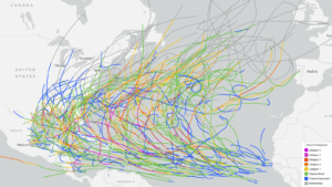 The future of Atlantic hurricane tracks » Yale Climate Connections
