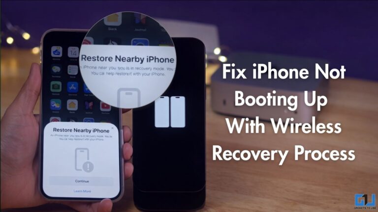 How to Fix iPhone Not Booting Up With Wireless Recovery Process