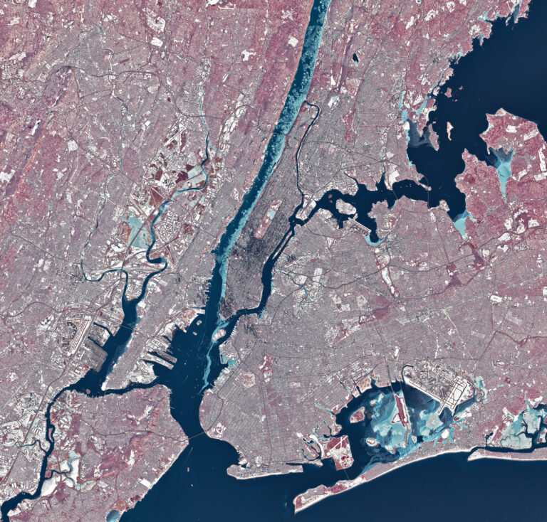 Icy Hudson River – NASA
