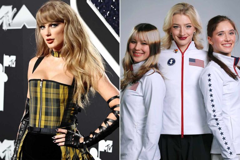 Taylor Swift Gives Team USA’s Blade Angels Star Treatment in Introduction Video: ‘3 American Showgirls on Ice’ 