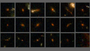 2 powerful telescopes team up to find 70 ancient galaxies with surprising levels of metals