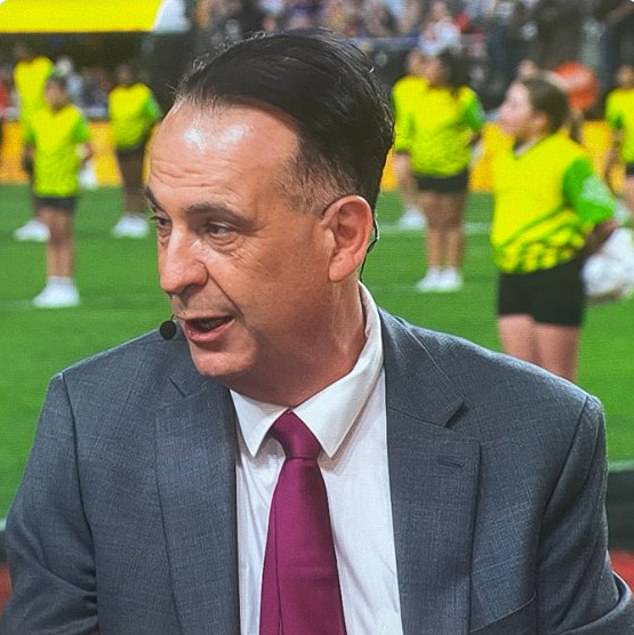 Footy fans accuse NRL boss Peter V’landys of getting ‘one of the all-time hair dye botch jobs’ as he debuts head-turning new look in Las Vegas