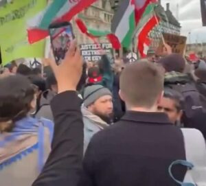 Green deputy leader threatens to SUE Tory MP for saying he supported Iranian regime by attending London protest