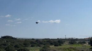 Smoke is seen rising near British base on Cyprus as RAF shoot down two drones after Iran launched second attack on island