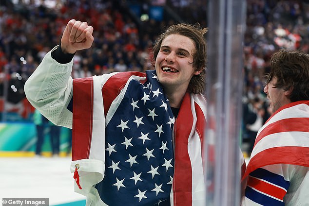 USA hockey hero Jack Hughes reveals his plans for his gold medal-winning smile after having his teeth knocked out at Winter Olympics