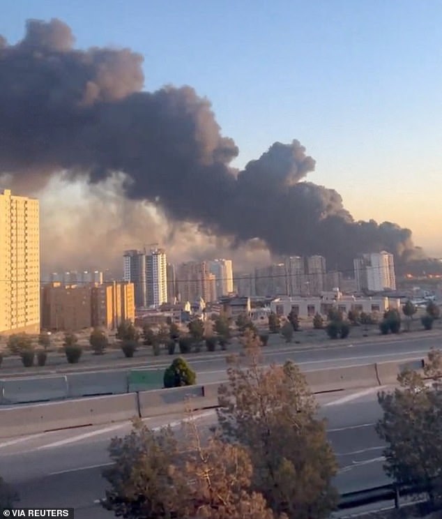 Iran struck with fresh round of missile strikes after drone attacks rock CIA base in Saudi Arabia and US consulate in Dubai