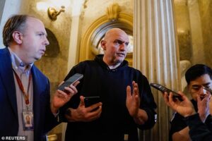 John Fetterman says he’s in lock step with Trump on ALL his Iran war actions except one: ‘It’s my red line’