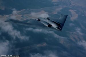 US stealth bombers land at UK bases for ‘the big one’: Hegseth warns of ‘dramatic surge’ in attacks on Iran after Trump hints they could drop the ‘mother of all bombs’