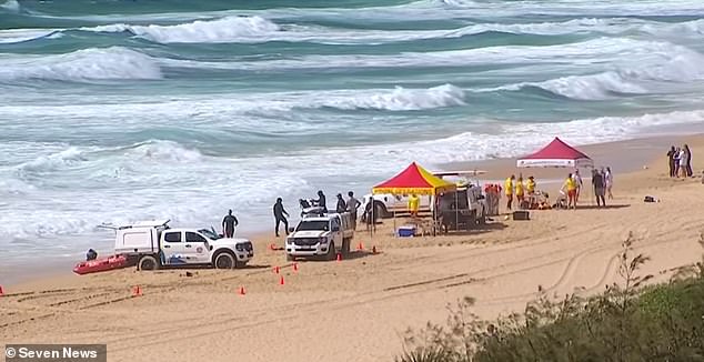 Body of surf lifesaver, 18, who disappeared while swimming two days ago is pulled from the water