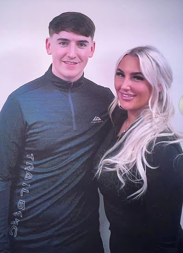Hitman in jail for gangland execution poses with his girlfriend in a snap taken by a PRISON GUARD