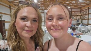 Teacher and her daughter, 13, killed after tornado sucked their CAR into the air …as storms rip through the heart of the US and places 32 million Americans under alert
