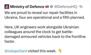 Labour blunder as MoD posts video of secret facility in Ukraine: Fears Russia could ‘geo-locate’ base and launch drone attack