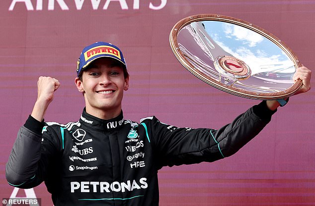 George Russell claims Australian Grand Prix victory after battle with Ferrari’s Charles Leclerc for first place – as Aussie F1 star Oscar Piastri crashes out