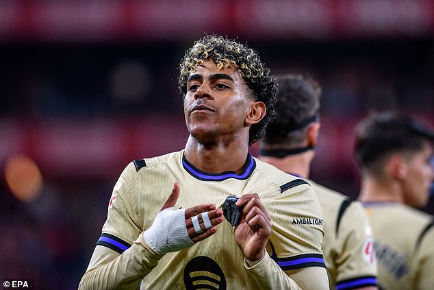 Lamine Yamal reached key milestone quicker than Cristiano Ronaldo and Lionel Messi and has surpassed his season-best goals tally at Barcelona already… Newcastle, be warned!