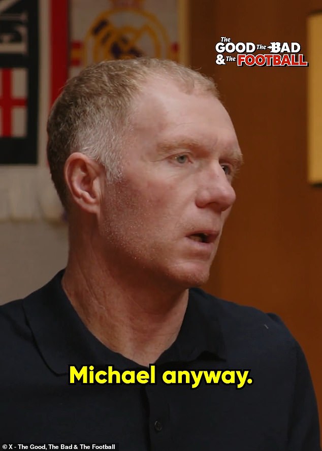 Paul Scholes responds to criticism over remarkable attack on Michael Carrick: Ex-Man United star DEFENDS viral post and reveals what interim boss told him after ‘brutal’ message about former team-mate