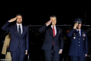 JD Vance attends dignified transfer of fallen soldier killed in Operation Epic Fury as Trump reveals vice president was ‘less enthusiastic’ about war in Iran