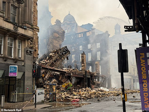 Travel chaos expected to continue as Glasgow Central remains closed today after devastating vape shop fire – as businesses are ‘wiped out’ and owners ‘lose everything’ after building collapses