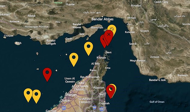 Cargo ship ‘attacked’ in Strait of Hormuz: Projectile hits vessel, forcing crew to evacuate, after US destroyed 16 Iranian minelaying warships to prevent waterway closing