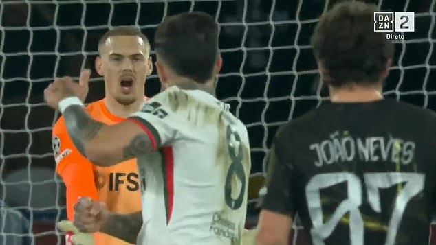 PSG 5-2 Chelsea: Angry Enzo Fernandez FUMES at Filip Jorgensen as Liam Rosenior’s goalkeeper gamble backfires in defeat that leaves Blues on the brink of Champions League exit: KIERAN GILL