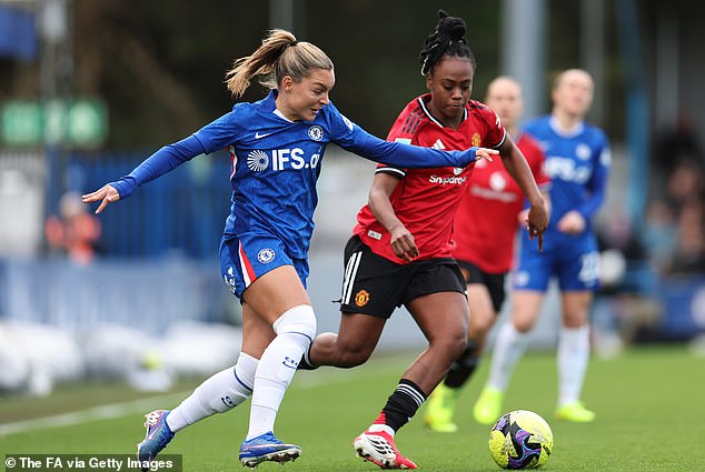 Chelsea star Johanna Rytting Kaneryd set to face FIVE Sweden team-mates in Women’s League Cup final as Blues winger insists Man United ‘best friend’ will become enemy
