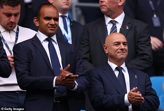 Tottenham chief points the finger at former chairman Daniel Levy for club’s struggles – as season ticket renewals are delayed amid threat of relegation from Premier League