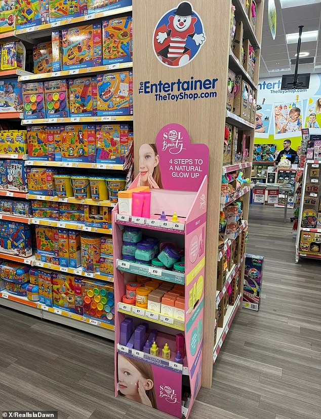 Parents condemn UK’s biggest toy chain for flogging ‘creepy’ products to young girls that ‘force them to grow up too quickly’