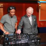 King of the decks! Charles tries his hand at DJing in Manchester – before agreeing ‘it’s not as easy as it looks’