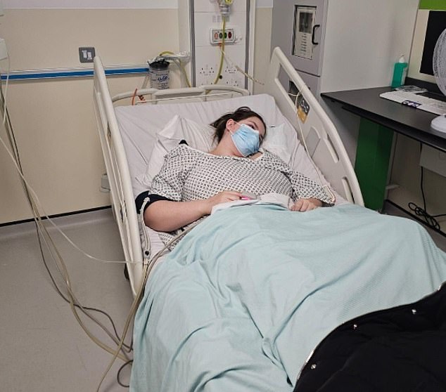 Mother shares haunting picture of daughter, 19, in hospital with meningitis after going to nightclub to celebrate birthday