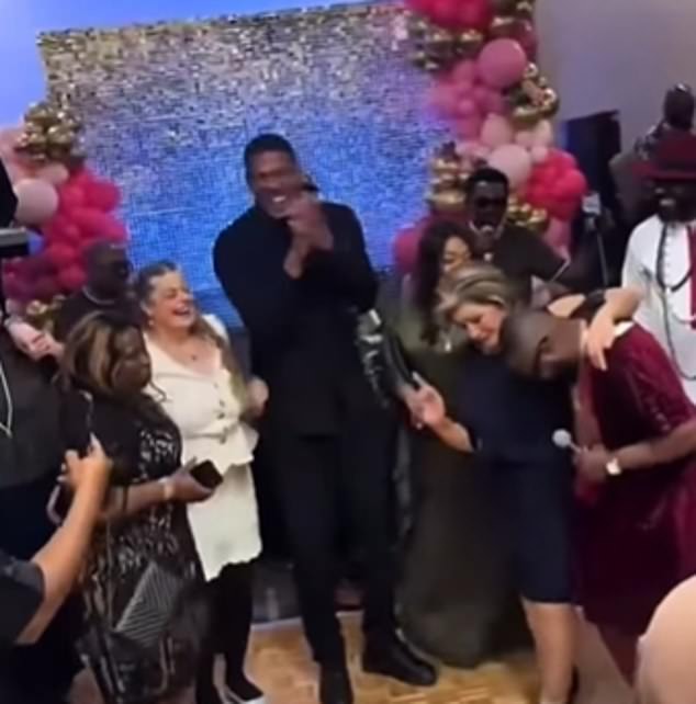Touching footage shows Anthony Joshua dancing with mums of his two friends who died – after heartfelt speech during Mother’s Day party