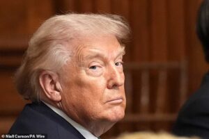 Trump lashes out at ‘non-responsive’ NATO allies again and says they would ‘move into gear fast’ if he ‘finished off Iran’ and handed Strait of Hormuz over to them