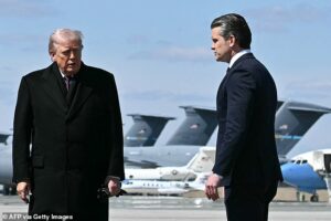 A very somber Trump gives a final salute to six more US troops killed in Iran war as death toll continues to rise