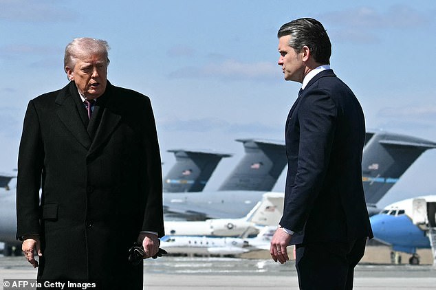 A very somber Trump gives a final salute to six more US troops killed in Iran war as death toll continues to rise