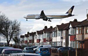 Revealed: The 250 worst postcodes for airplane ‘flight blight’ where thousands can be wiped off the value of your home… is YOURS on the list?