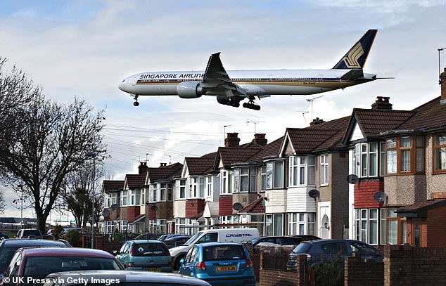 Revealed: The 250 worst postcodes for airplane ‘flight blight’ where thousands can be wiped off the value of your home… is YOURS on the list?