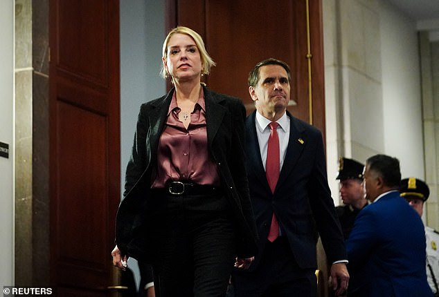 Pam Bondi’s ‘outrageously fake’ Epstein stunt triggers explosive Democrat walkout