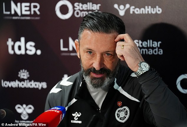 Hearts boss Derek McInnes admits he was ‘disappointed but not surprised’ that none of his table toppers made Steve Clarke’s Scotland squad for World Cup warm-ups