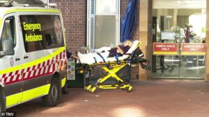 Eight injured and three rushed to hospital after violent turbulence strikes plane approaching Sydney on flight from hell