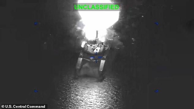 US opens new front in battle to reopen Strait of Hormuz as jets obliterate Iranian ships and take down drones