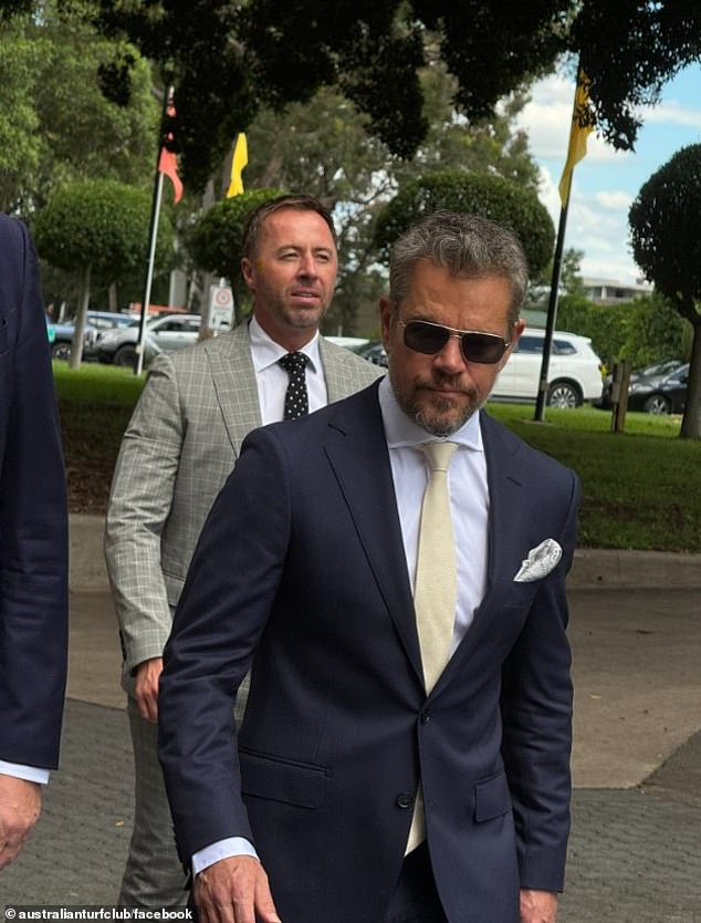 Movie star Matt Damon brings Hollywood sizzle to Rosehill Gardens for TAB Golden Slipper Day