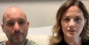 Surfer HITS shark in the nose with his bare hands after it jumped on his board and bit both his legs in frenzied attack