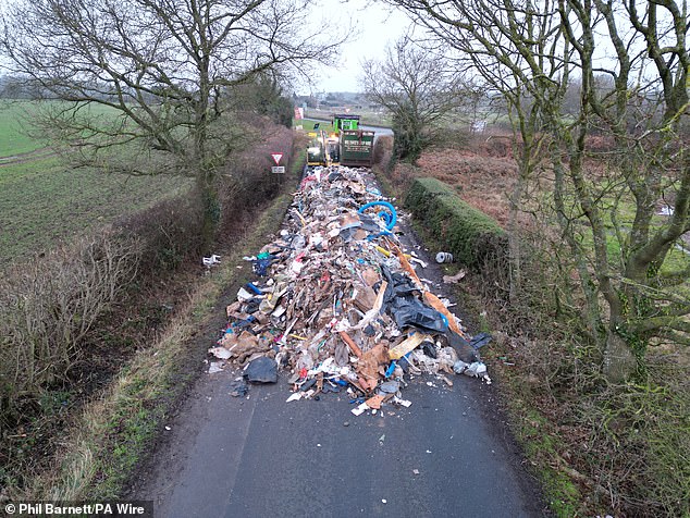 Fly-tipping gangs set to be targeted with drones, CCTV and high-tech tags under new Government plan
