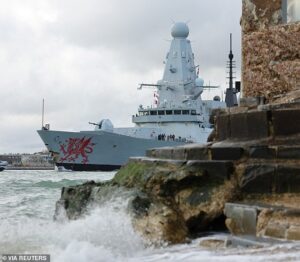 So, where is the HMS Dragon three weeks after the Iranian drone strike on RAF Akrotiri? ‘On its way…’