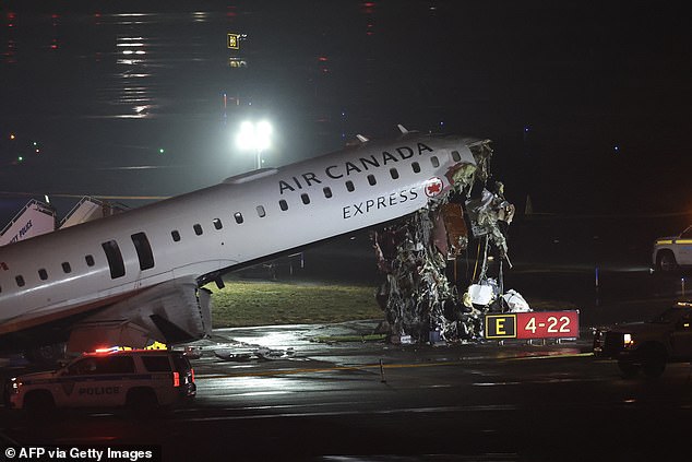 Air Canada plane collides with vehicle on runway at LaGuardia Airport
