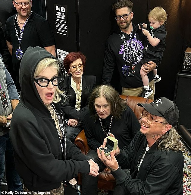 Kelly Osbourne in shock SPLIT from fiancé Sid Wilson just seven months after he proposed at her late father Ozzy’s final concert