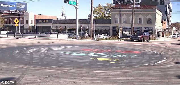 Notorious Mad Max city finally starts cracking down on illegal street racing after one car caused $49,500 of damage to intersection mural
