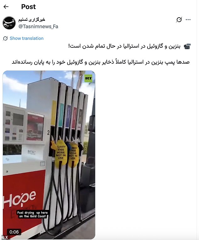 Iran mocks Australia over fuel chaos as 400+ petrol stations run dry: Albanese government reveals why they are running out