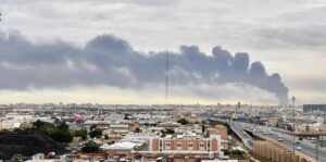 Iran vows to strike US aircraft carrier, fires missiles at bases across Gulf and tells America it is ‘negotiating with yourselves’ – live updates