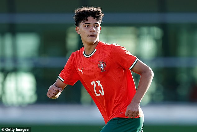 Like father, like son? Cristiano Ronaldo Jr ‘trains with Real Madrid’s Under-16s ahead of potentially joining academy’ as he looks to emulate club legend dad