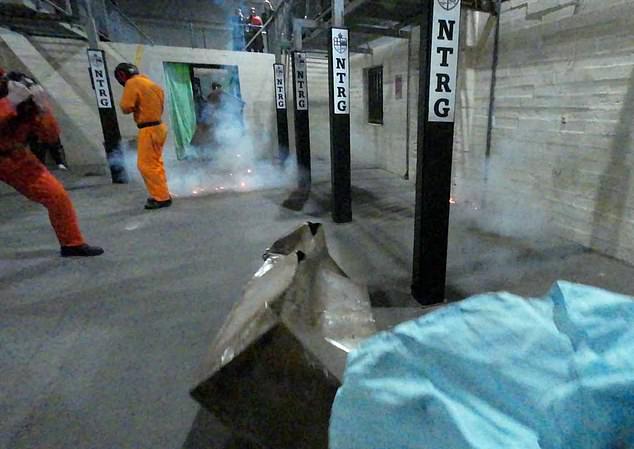 From jailhouse riots to hostage scenarios and terror attacks: RORY TINGLE spends the day with Britain’s elite prison tactical response unit training for high-stake situations