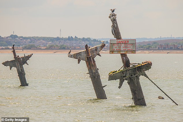 Iran drone could cause ‘mass damage and loss of life’ across south east by targeting WW2 Thames shipwreck that is packed with 1,400 tonnes of explosives